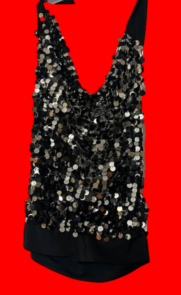 Cute sparkly Weismann dance top XLC
